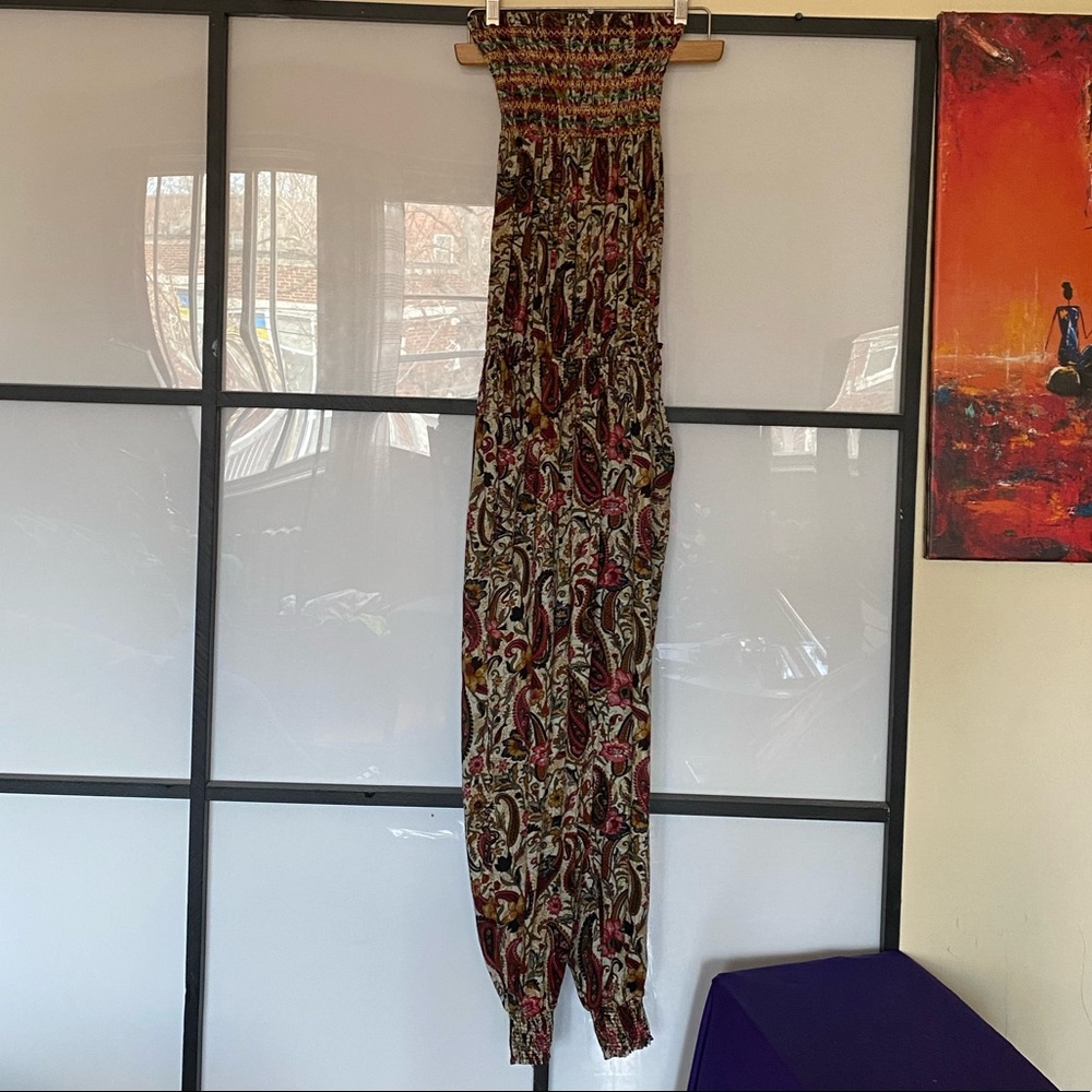 Bohemian paisley jumpsuit